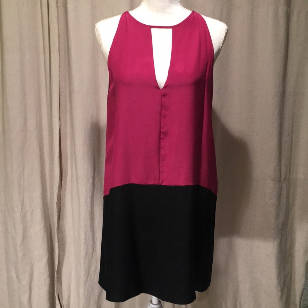 Parker color block shift dress
